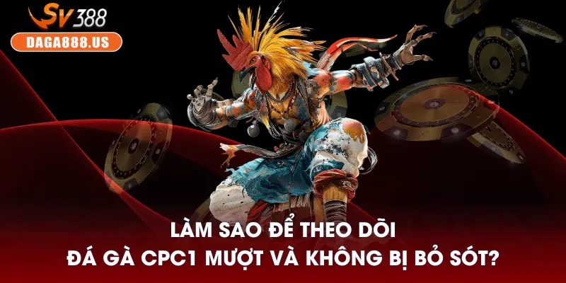 Đá Gà CPC1 - Sảnh Gà Thomo Được Yêu Thích Nhất 2025 4 Làm sao để theo dõi đá gà CPC1 mượt và không bị bỏ sót?